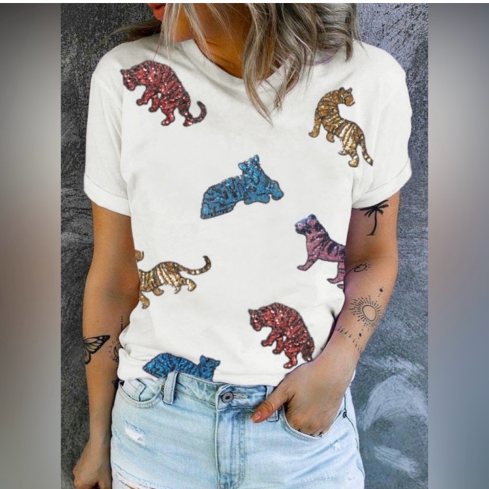 New Boutique Tiger T-Shirt XL